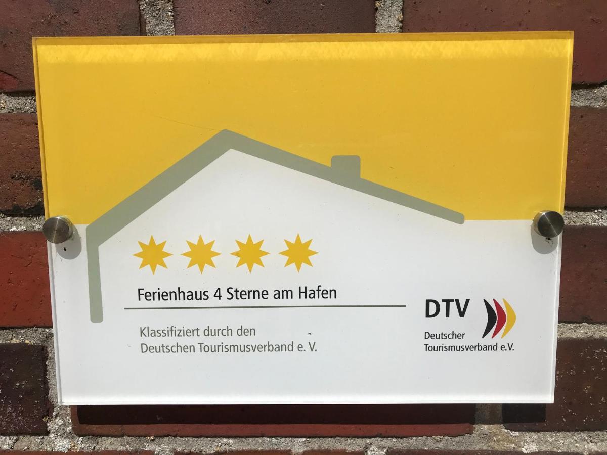 Vier Sterne Am Hafen, Ditzum Exterior foto