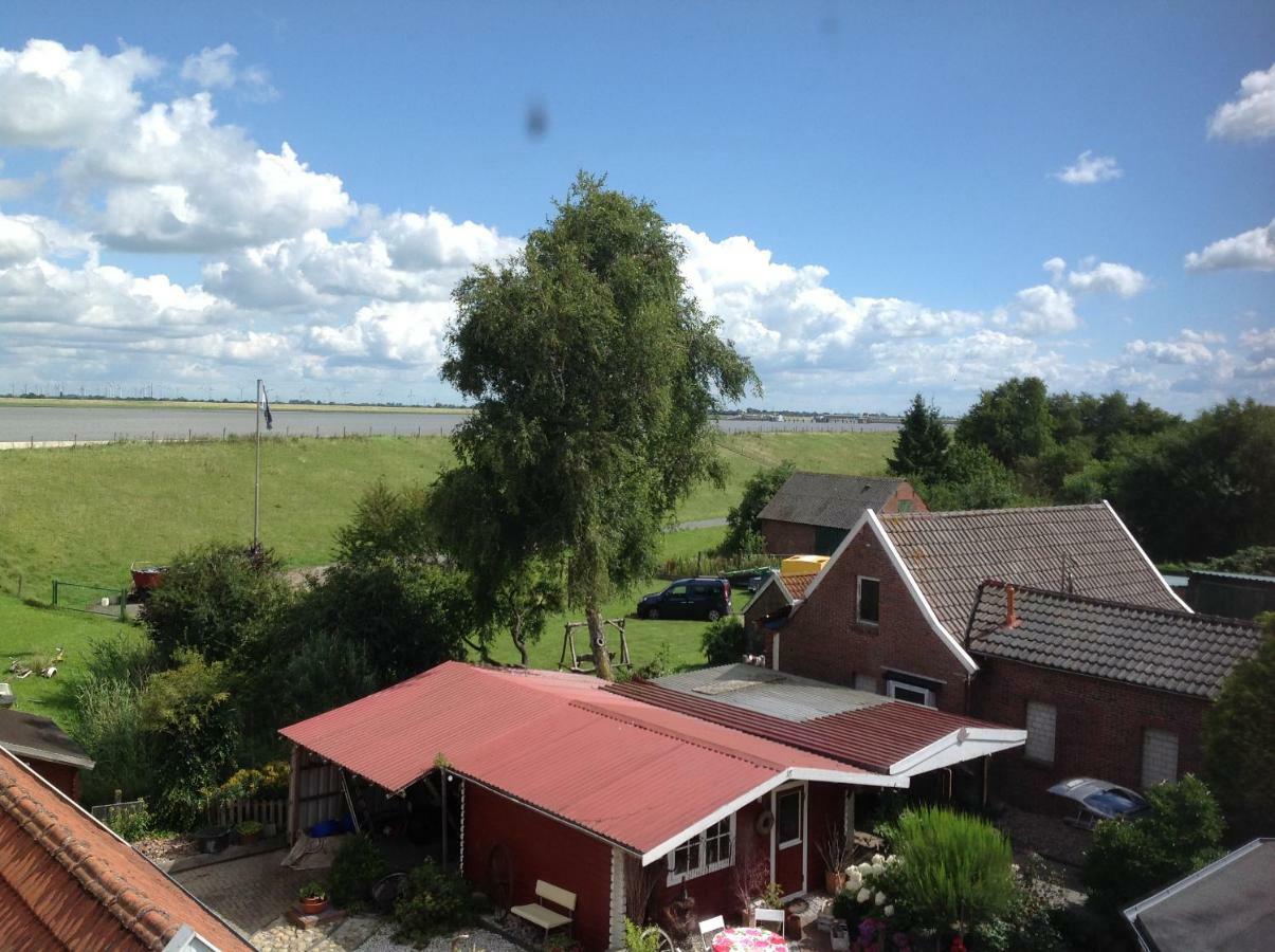 Vier Sterne Am Hafen, Ditzum Exterior foto