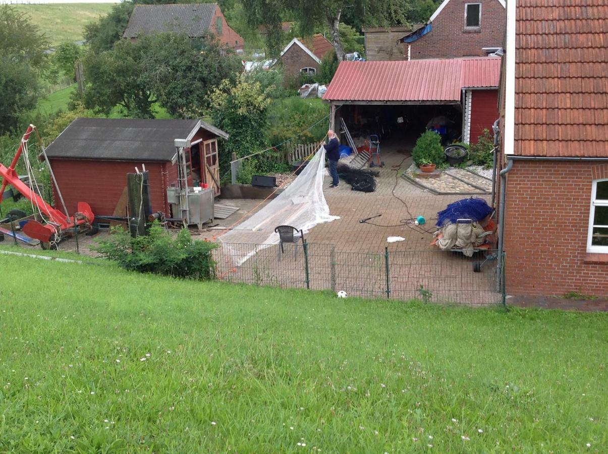 Vier Sterne Am Hafen, Ditzum Exterior foto